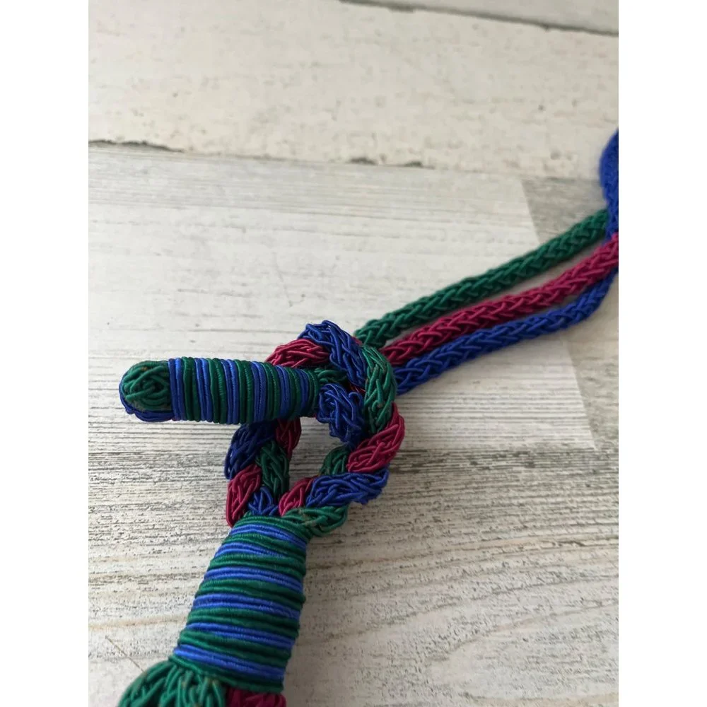 Belts set of two braided